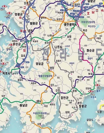 광주 및 해남권 1